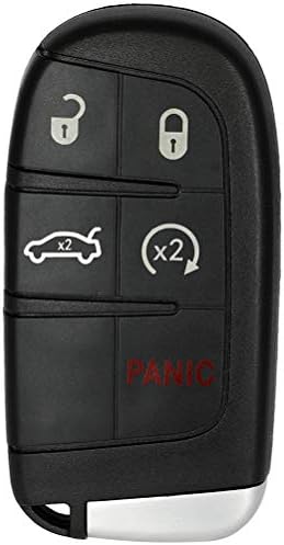 ECCPP Kesilmemiş kontak anahtarı ile 1 X Yedek uzaktan Anahtar Kabuk durumda 2011-2018 Dodge Şarj Cihazı için 2015-2018 Dodge