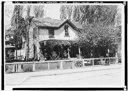 Tarihselfindings Fotoğraf: Lola Montez Evi, 248 Mill Caddesi, Çim Vadisi, Nevada İlçesi, Kaliforniya, CA