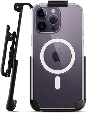 Apple Clear MagSafe Kılıfı (iPhone 13 Pro ve iPhone 14 Pro) için Tasarlanmış Kılıflı Kemer Klipsi Sadece Kılıf-Kılıf Dahil