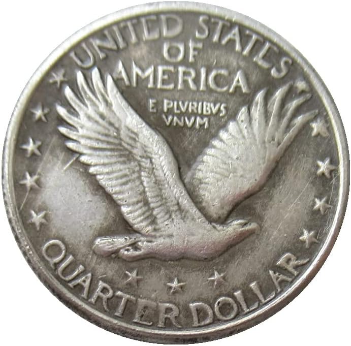 ABD 25 Cent Daimi Liberty 1921 Gümüş Kaplama Üreme hatıra parası