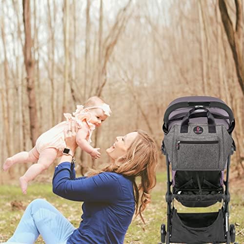 SUPROMOMI Küçük Bebek Bezi Çantası Sırt Çantası: Erkek ve Kız Çocukları için Mini Bez Bebek Bezi Çantaları, Seyahatte Anne