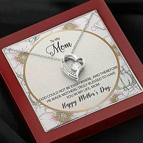 Anneler günün kutlu olsun, Sonsuza dek aşk Kolye, Anneler Günü, Anne oğlundan hediye, Anne için Hediye, Paskalya, Birthday,