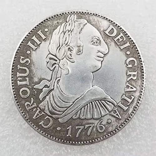 Antika Zanaat İspanyol 1776 Gümüş Dolar 01