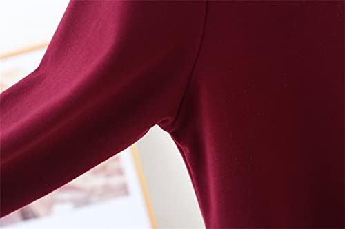 Erkek termal iç çamaşır Süper Yumuşak Düz Renk Uzun Kollu Yuvarlak Boyun T-Shirt Sonbahar Ve Kış Uzun Sıcak Pijama