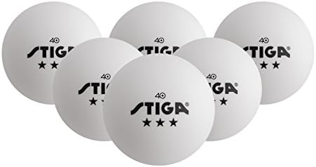STİGA Turnuvası-Kaliteli 3 Yıldızlı Masa Tenisi Topları-Resmi Boyut ve 40 mm Ağırlık-Üstün Dayanıklılık ve Yüksek Performanslı