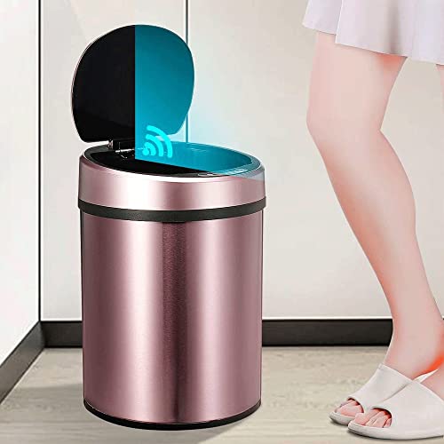 CXDTBH 8L sensörlü çöp kovası Şarj Edilebilir Otomatik Akıllı çöp kutusu Kızılötesi İndüksiyon Fotoselli Çöp kovası (Renk: