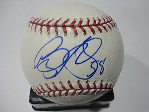 Byron Gettis Kansas City Royals, coa İmzalı Beyzbol Topları ile İmzalı ML Beyzbol İmzaladı