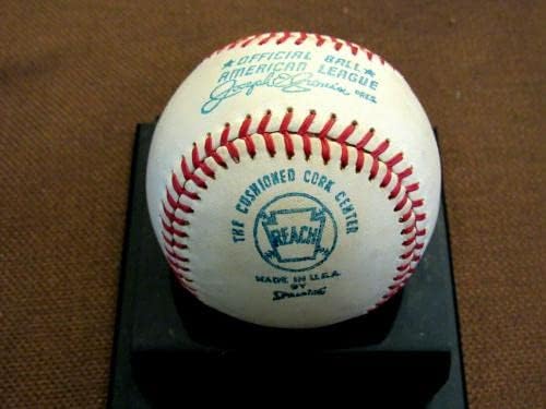 Joe Collins 6 X Wsc New York Yankees İmzalı Otomatik Cronin Dönemi Reach Beyzbol Jsa İmzalı Beyzbol Topları