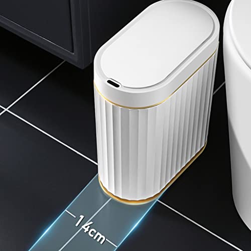 WENLII 7L Akıllı sensörlü çöp kovası çöp kutusu Ev Elektronik Mutfak çöp kutusu Tuvalet Su Geçirmez Dar Depolama Kovası
