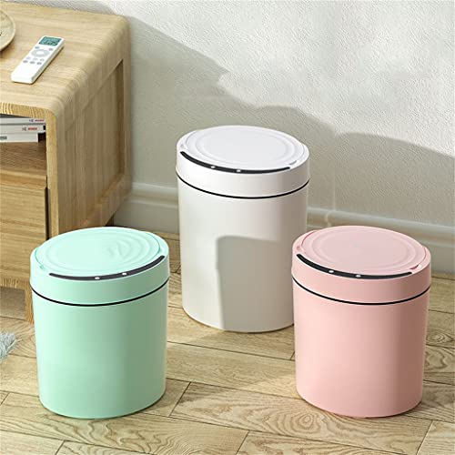 WENLII Akıllı sensörlü çöp kovası Mutfak Banyo Tuvalet çöp tenekesi En İyi Otomatik İndüksiyon Su Geçirmez Kapaklı çöp kutusu