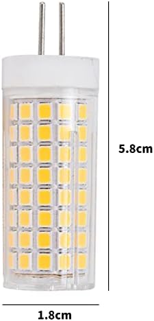 Hyuduo G8 Ampul LED mısır rengi lamba, 1000LM 102LED Kısılabilir Dekoratif Ampul 110V, Avize Tavan Duvar Lambası(Sıcak Beyaz),
