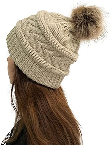 Kadın hımbıl bere örgü şapka Açık Şapka Kap Tığ Örgü Kadın Dikiş Doruğa Katı Peluş Kap Ekose Trapper Şapka