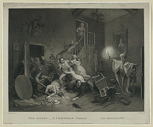 HistoricalFindings Fotoğraf: Hayalet, Bir Noel Eğlencesi, le Revenant, İngiltere, Tatil, Manken, Aralık 1814