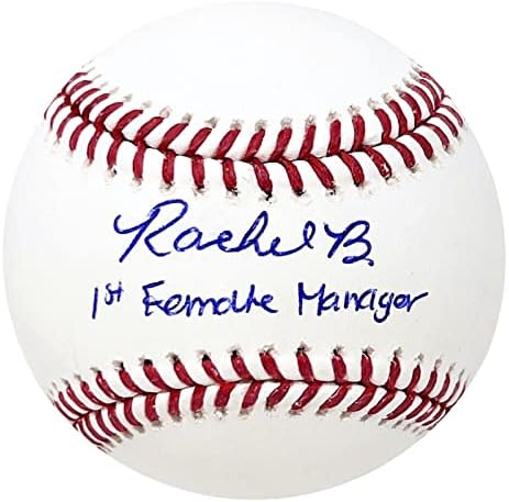 Rachel Balkovec Yankees 1. Kadın Menajeri İmzaladı Insc Resmi MLB Beyzbol JSA İmzalı Beyzbol Topları