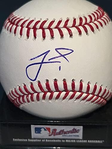 Jeff Mcneil New York Mets Resmi Beyzbol Birinci Ligi İmzalı Beyzbol Toplarını İmzaladı