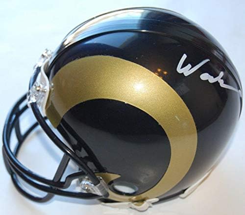 WADE PHİLLİPS imzalı (LOS ANGELES RAMS) imzalı Mini futbol kaskı W/COA İmzalı NFL Mini Kaskları