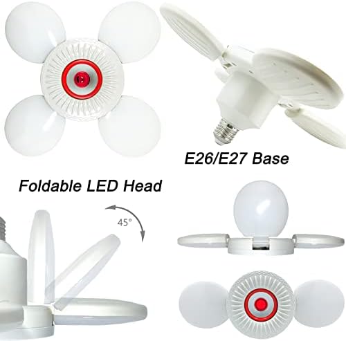 LED Ampul Bluetooth Hoparlör, Hoparlörlü Kablosuz LED Tavan Lambası, Uzaktan Kumandalı Deforme Olabilen LED Ambiyans Müzikli