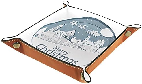 Kağıt Kesim Tarzı Noel - 01 Ev Ofis Seyahat Kahve Barı için Tüm tepsiyi Yakala