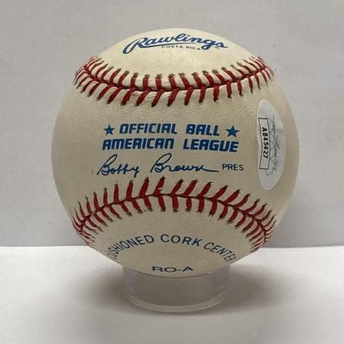 George Kell Tek İmzalı Beyzbol. Otomatik JSA İmzalı Beyzbol Topları