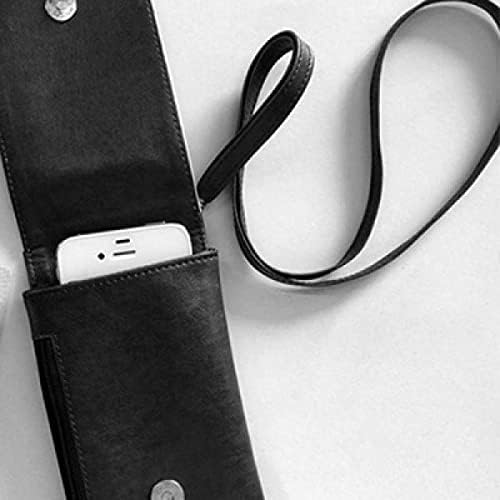 Klavye Sembolü Esc Art Deco Hediye Moda Telefon cüzdan Asılı Cep Kılıfı Siyah Cep