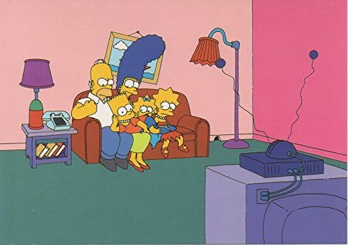 Bart-O-Lounger daki Simpsonlar. Ltd Baskı Keçeleşmiş 8 x 10 inç