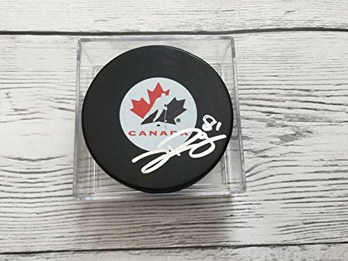 Jeremy Roy İmzalı Kanada Hokey Takımı Diski San Jose SJ Köpekbalıkları İmzalı a-İmzalı NHL Diskleri