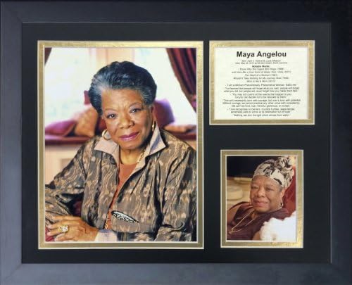 Efsaneler Asla Ölmez Maya Angelou Çerçeveli Fotoğraf Kolajı, 11 x 14 inç