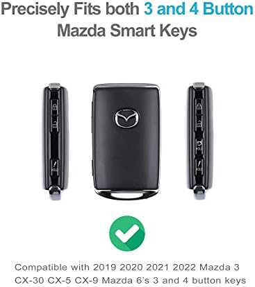 Autobase Uzaktan Anahtar Fob silikon kutu örtüsü için 2019 2020 2021 2022 Mazda 3 6 CX4 CX5 CX8 CX9 CX-30 Mazda 3 Hatchback