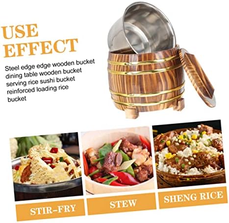 Zerodeko 1 Set buharlı pirinç pişirici Pirinç Konteyner Salata Sunucuları suşi kabı Mutfak Gadget Ev Gereçleri Aperatif Kova