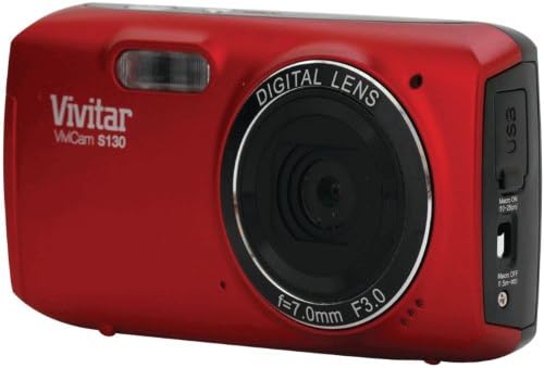 Vivitar 16MP Dijital Fotoğraf Makinesi - Kırmızı (VS130)