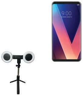 LG V30 + için Stand ve Montaj (BoxWave ile Stand ve Montaj) - RingLight SelfiePod, LG V30 + için Halka Işıklı Selfie Çubuğu