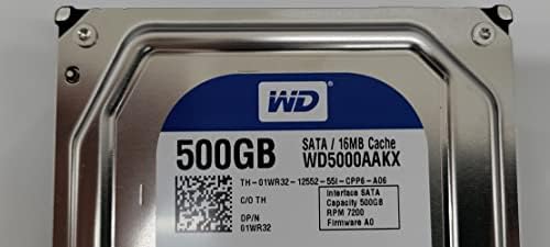 Batı Dijital Havyar Mavi WD5000AAKX 500GB SATA3 7200rpm 16MB Sabit Disk Dönme Hızı