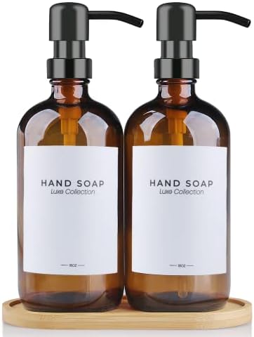2 Paket Cam bulaşık deterjanı Dağıtıcı Mutfak Banyo için El Sabunu Losyon Kremi Vücut Yıkama Şampuanı, Paslanmaz Çelik Altın