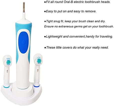 LazyMe Tek Şarj Tutucular Diş Fırçası Kafaları Tutucu için Uyumlu Oral-B, Oral-B D Serisi, PRO Serisi (1 Paket)