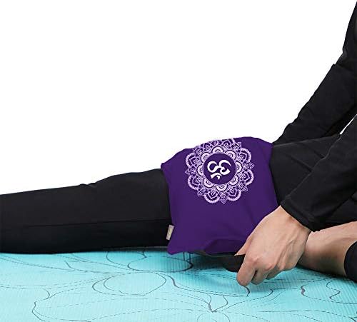 Yoga Kum Torbası - Yoga Ağırlıkları ve Direnç Antrenmanı için Doldurulmamış Pamuk, Boyut-7,5 X 17