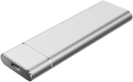 BBSJ SSD harici sabit disk USB 3.1 Tip C 500 GB 1 TB 2 TB Taşınabilir Katı Hal Harici Sürücü (Renk: Beyaz-Meyve peach5, Boyutu: