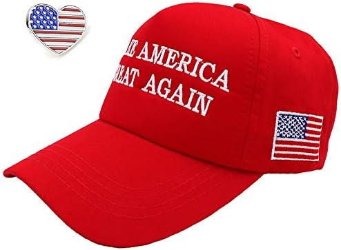 Amerika'yı Tekrar Harika Yap Şapka Takılı M-A-G-A beyzbol şapkası 2020 Donald Trump Şapkalar Kalp Şekli ile ABD Rozeti