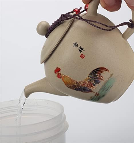 Kalın 210 ml Çin Seramik Demlik Kung Fu Ev Çay Seti Süslemeleri (Renk : Bir, Boyutu: 210 ml)