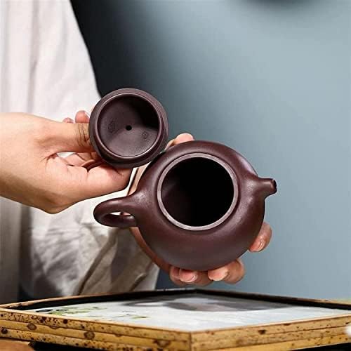 Ofis Çay Mor kil saksı Demlik çay seti Çaydanlıklar Drinkware Teaware Çay İçmek İçin Yeşil Demlik Çaydanlıklar