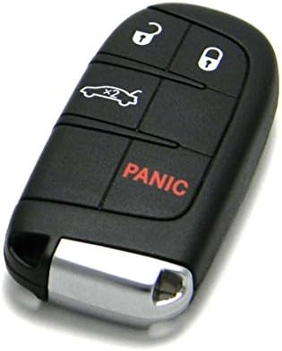 Mopar 4 Düğmeli Bagaj Açma Akıllı Yakınlık Anahtar Anahtarsız Giriş Uzaktan Fob Chrysler 200 İle Uyumlu (FCC ID: M3M-40821302