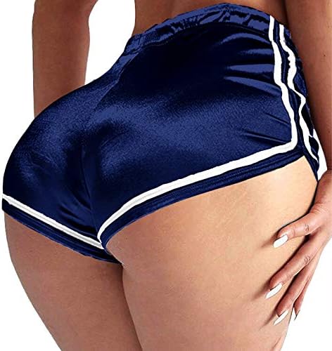 Kyerıvs egzersiz şortu Kadınlar için Atletik Spor Yoga Pantolon Orta / Yüksek Bel Popo Kaldırma Spor Tayt