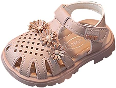 Bebek Sandalet Moda Düz Yumuşak yürüyüş ayakkabısı Yumuşak Alt Bebek Yürüyüş Sandalet Bebek Kız rahat ayakkabılar