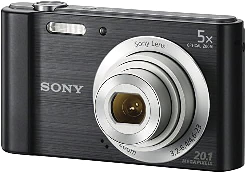 Sony Cyber-Shot DSC-W800 Dijital Fotoğraf Makinesi (Siyah) (DSCW800 / B) + NP-BN1 Pil + Kılıf + Şarj Cihazı + 64GB Kart +