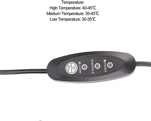 Emoshayoga USB isıtma pedi, DC 5V isıtma pedi Ayarlanabilir Sıcaklık Taşınabilir Katlanabilir Yıkanabilir Pet Yatak için