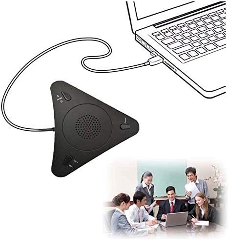 TWDYC USB Masaüstü Bilgisayar Konferans Yönlü Kondenser Mikrofon Mikrofon Hoparlör Hoparlör İş Video Toplantı için