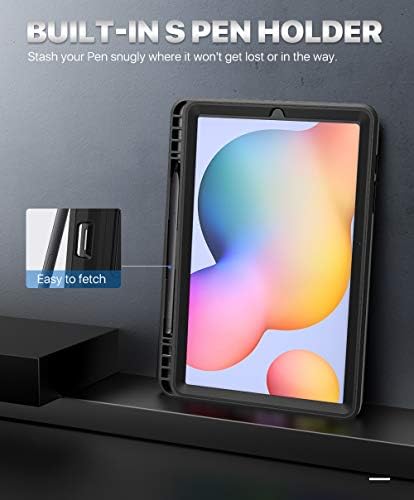 MoKo Kılıf Samsung Galaxy Tab için S6 Lite 10.4 inç 2022/2020 (SM-P613/P619/P610/P615), [Ağır Hizmet] Darbeye Dayanıklı Tam
