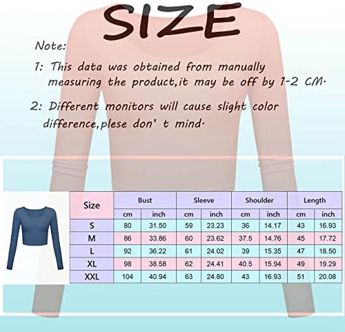 Kadın Yaz T Shirt Kadın Moda Hafif Yoga Kırpma Üstleri Slim Fit Uzun Kollu Egzersiz T Shirt Med Bayan