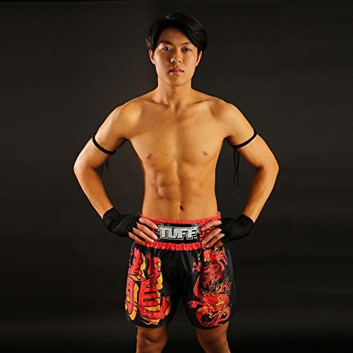 Tüf Spor Boks Muay Thai Şort Ejderha Kafatası Kick Dövüş sanatları Eğitim Spor Giyim Sandıklar