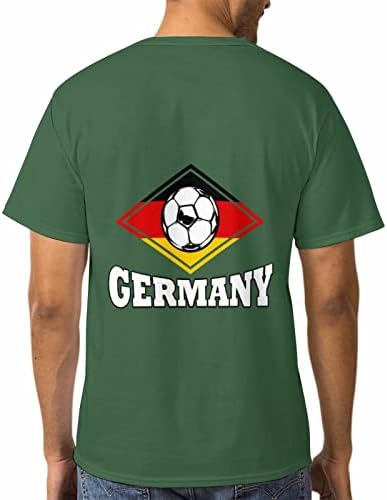 Almanya Futbol Futbol Futbol Yuvarlak Boyun Kısa Kollu T Shirt Yumuşak Grafik Baskı Tee Yaz Üst Erkekler ve Kadınlar için