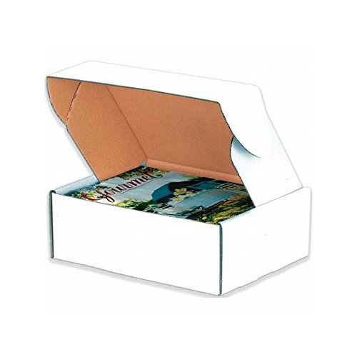 Kutu Ambalaj Beyaz Lüks Edebiyat Postacısı, 15-1/8 x 11-1 / 8x 4 - 50'li Paket